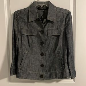 Kasper Chambray Suit Size 4